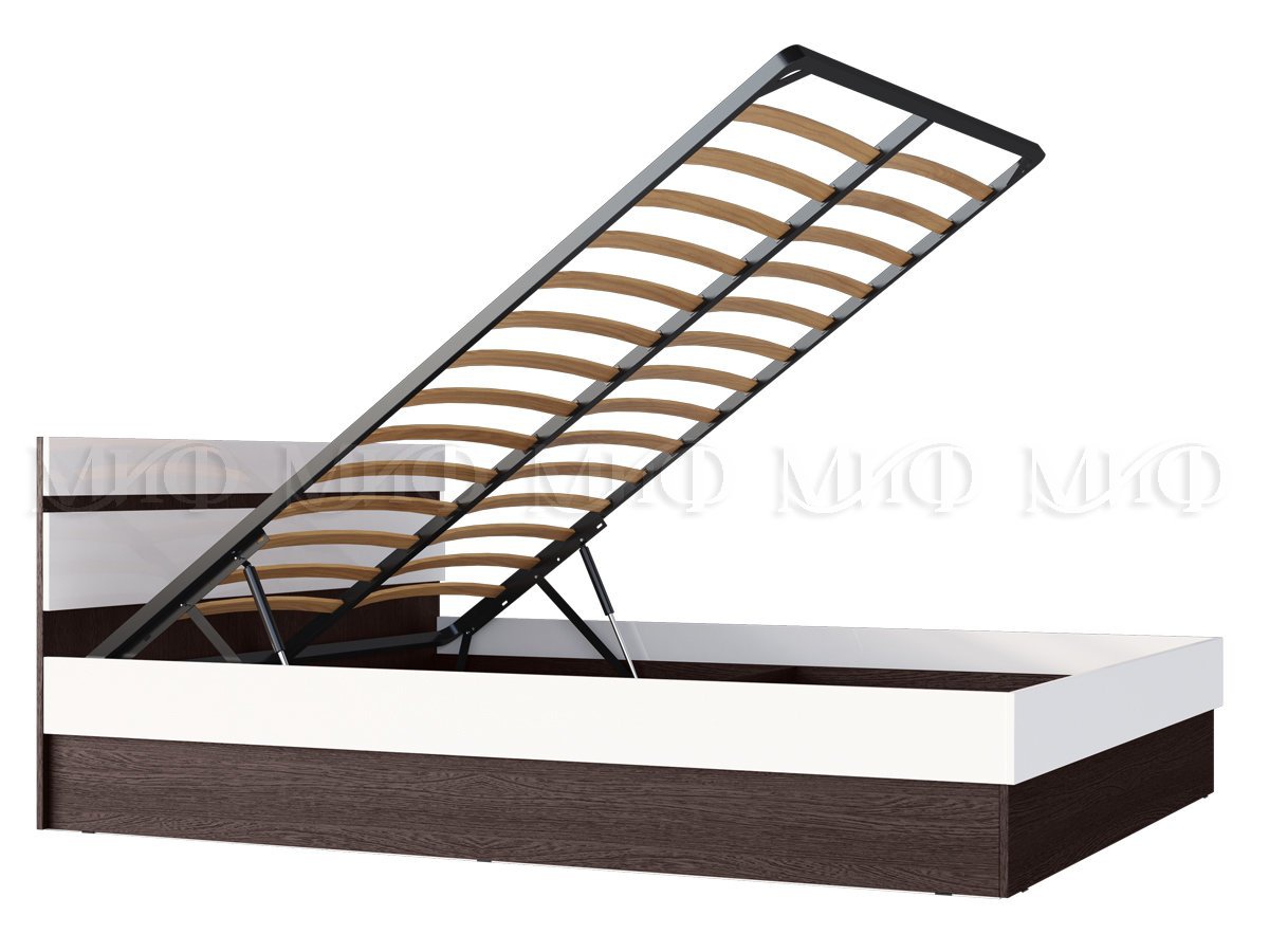 Кровать Ким 1,6м с подъемным механизмом - дешевая двухспальная кровать в «Мебель Рик» Москва. Доставка. Сборка.